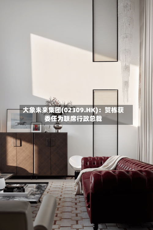 大象未来集团(02309.HK)：贺栋获委任为联席行政总裁