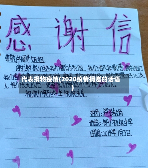 代表捐物疫情(2020疫情捐赠的话语)-第3张图片