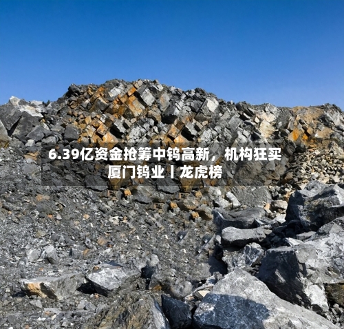6.39亿资金抢筹中钨高新	，机构狂买厦门钨业丨龙虎榜-第2张图片