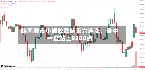 韩国股市小幅收跌结束六连涨，盘中一度站上9300点-第3张图片
