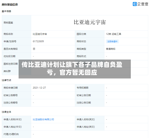 传比亚迪计划让旗下各子品牌自负盈亏	，官方暂无回应-第2张图片