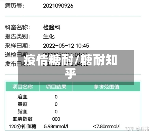 疫情糖耐/糖耐知乎