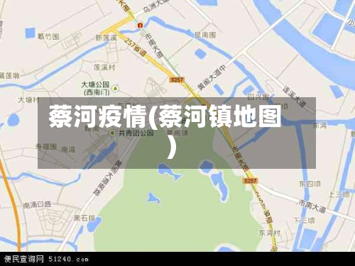 蔡河疫情(蔡河镇地图)