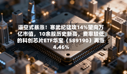 逼空式暴涨！寒武纪猛攻14%望向万亿市值，10余股历史新高，费率较低的科创芯片ETF华宝（589190）再涨4.46%-第3张图片
