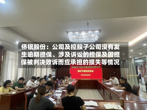 侨银股份：公司及控股子公司没有发生逾期担保、涉及诉讼的担保及因担保被判决败诉而应承担的损失等情况-第2张图片