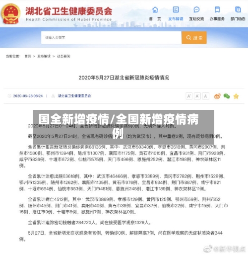 国全新增疫情/全国新增疫情病例