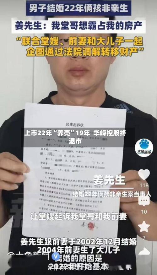 上市22年“养壳”19年  华嵘控股终退市-第2张图片