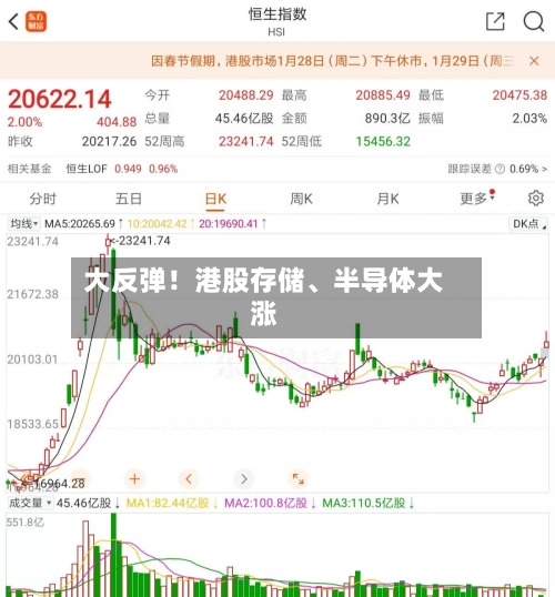 大反弹！港股存储、半导体大涨-第2张图片