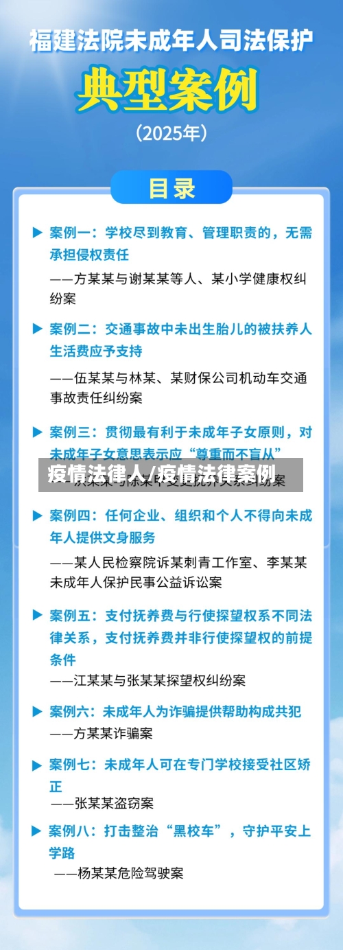 疫情法律人/疫情法律案例
