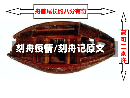 刻舟疫情/刻舟记原文-第2张图片