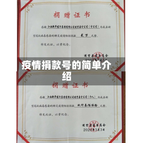 疫情捐款号的简单介绍-第2张图片