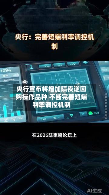 央行宣布将增加隔夜逆回购操作品种 不断完善短端利率调控机制-第2张图片