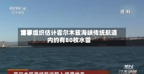 世界海事组织估计霍尔木兹海峡传统航道内约有80枚水雷