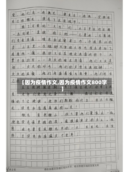 【因为疫情作文,因为疫情作文800字】-第2张图片