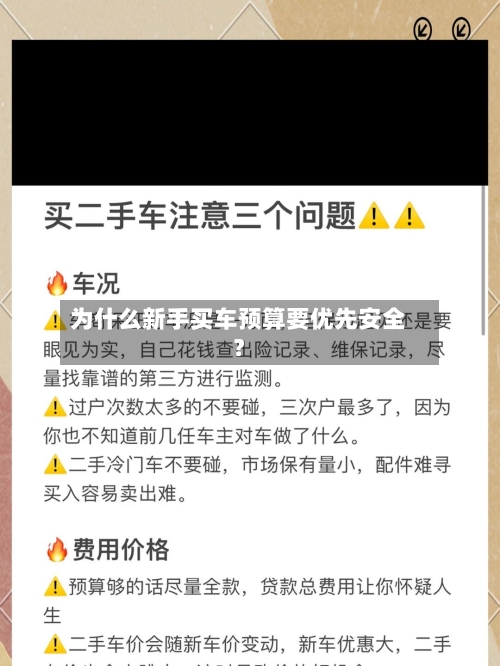 为什么新手买车预算要优先安全？-第2张图片