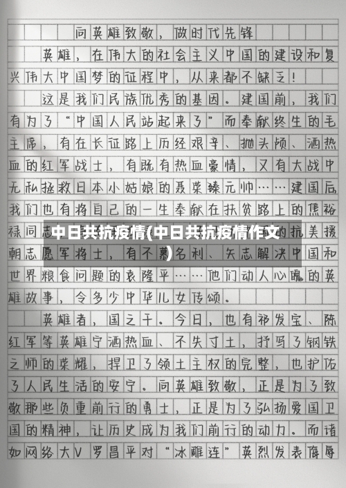 中日共抗疫情(中日共抗疫情作文)-第2张图片