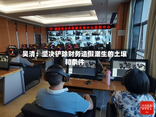 吴清：坚决铲除财务造假滋生的土壤和条件-第2张图片