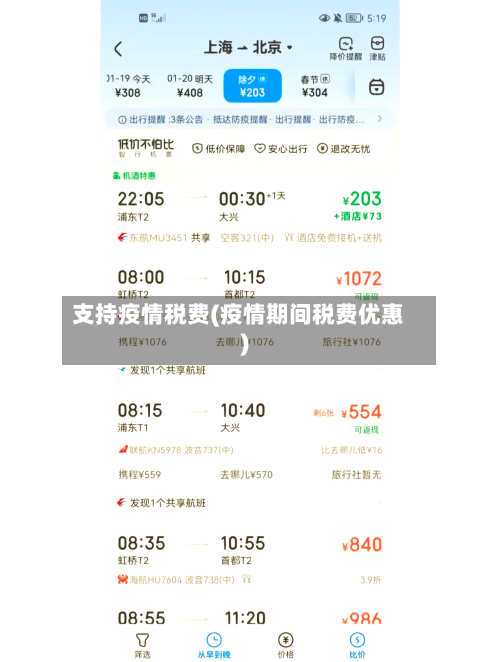 支持疫情税费(疫情期间税费优惠)