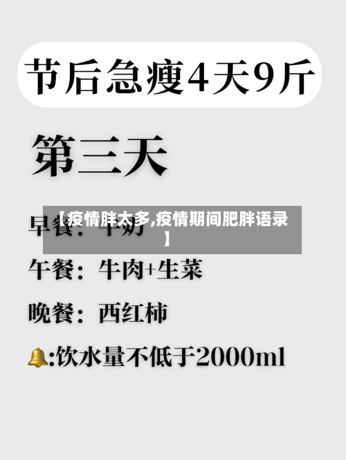 【疫情胖太多,疫情期间肥胖语录】