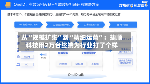 从“规模扩张	”到“精细运营”：捷顺科技用2万台终端为行业打了个样-第2张图片