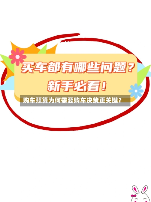 购车预算为何需要购车决策更关键？