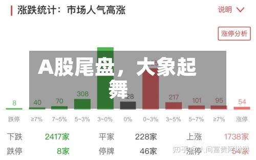 A股尾盘	，大象起舞-第2张图片
