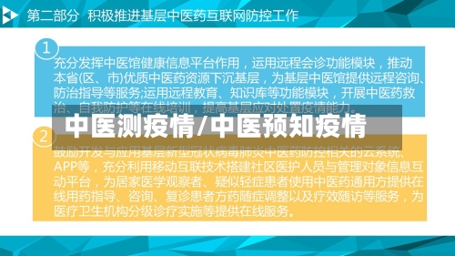中医测疫情/中医预知疫情