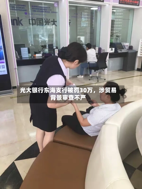 光大银行东海支行被罚30万，涉贸易背景审查不严