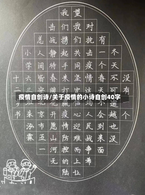 疫情自创诗/关于疫情的小诗自创40字