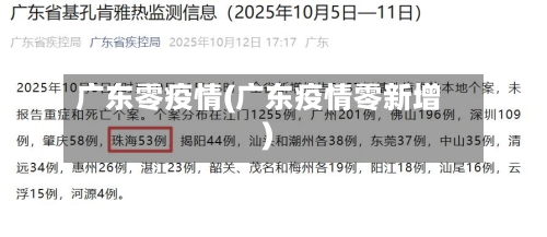广东零疫情(广东疫情零新增)-第3张图片