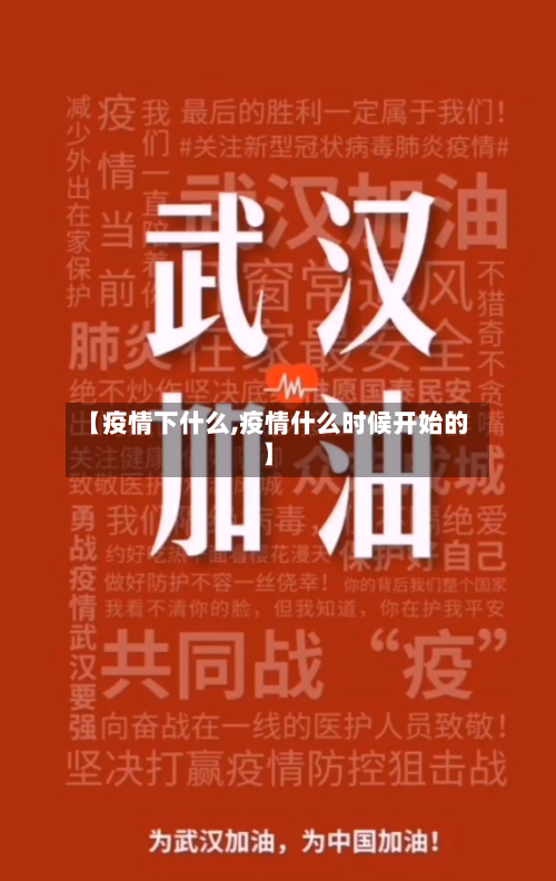 【疫情下什么,疫情什么时候开始的】-第2张图片