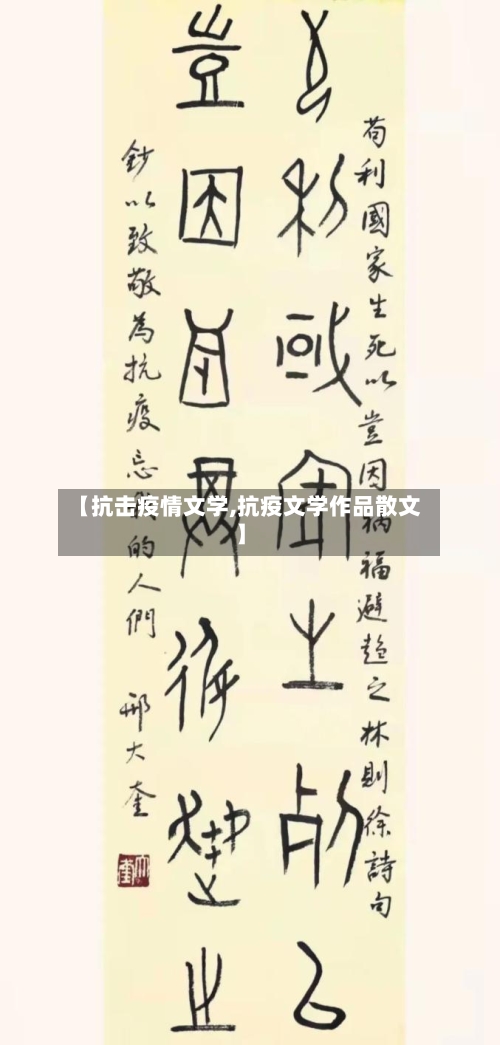 【抗击疫情文学,抗疫文学作品散文】