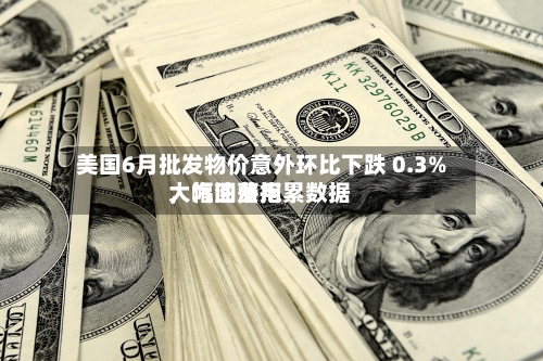 美国6月批发物价意外环比下跌 0.3%	，汽油费用大幅回落拖累数据-第3张图片