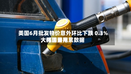 美国6月批发物价意外环比下跌 0.3%，汽油费用大幅回落拖累数据-第2张图片